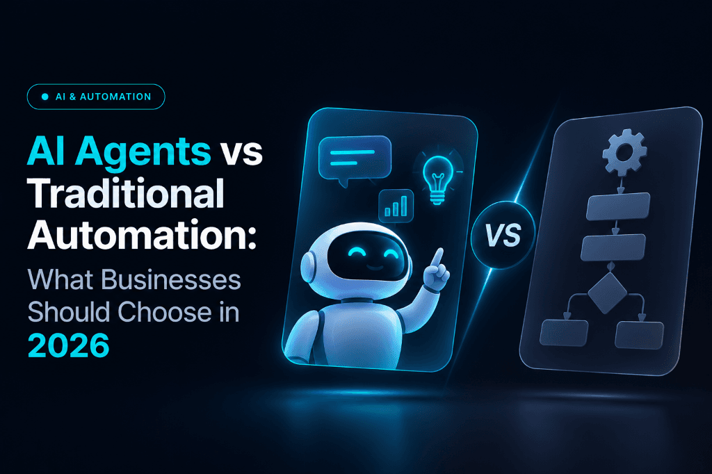 AI Agents vs Traditional Automation: What Businesses Should Choose in 2026